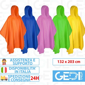 Poncho Impermeabile Pioggia...