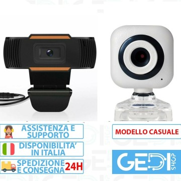 Webcam HD Con Microfono...